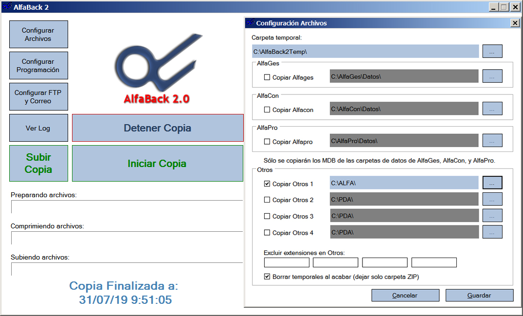 AlfaBack2 Backup Remoto